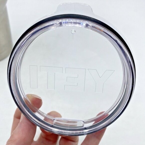 YETI Insulated Tumbler Lid Push In 32 Oz Quart Silver Stainless Steel Travel Cup - Picture 8 of 15